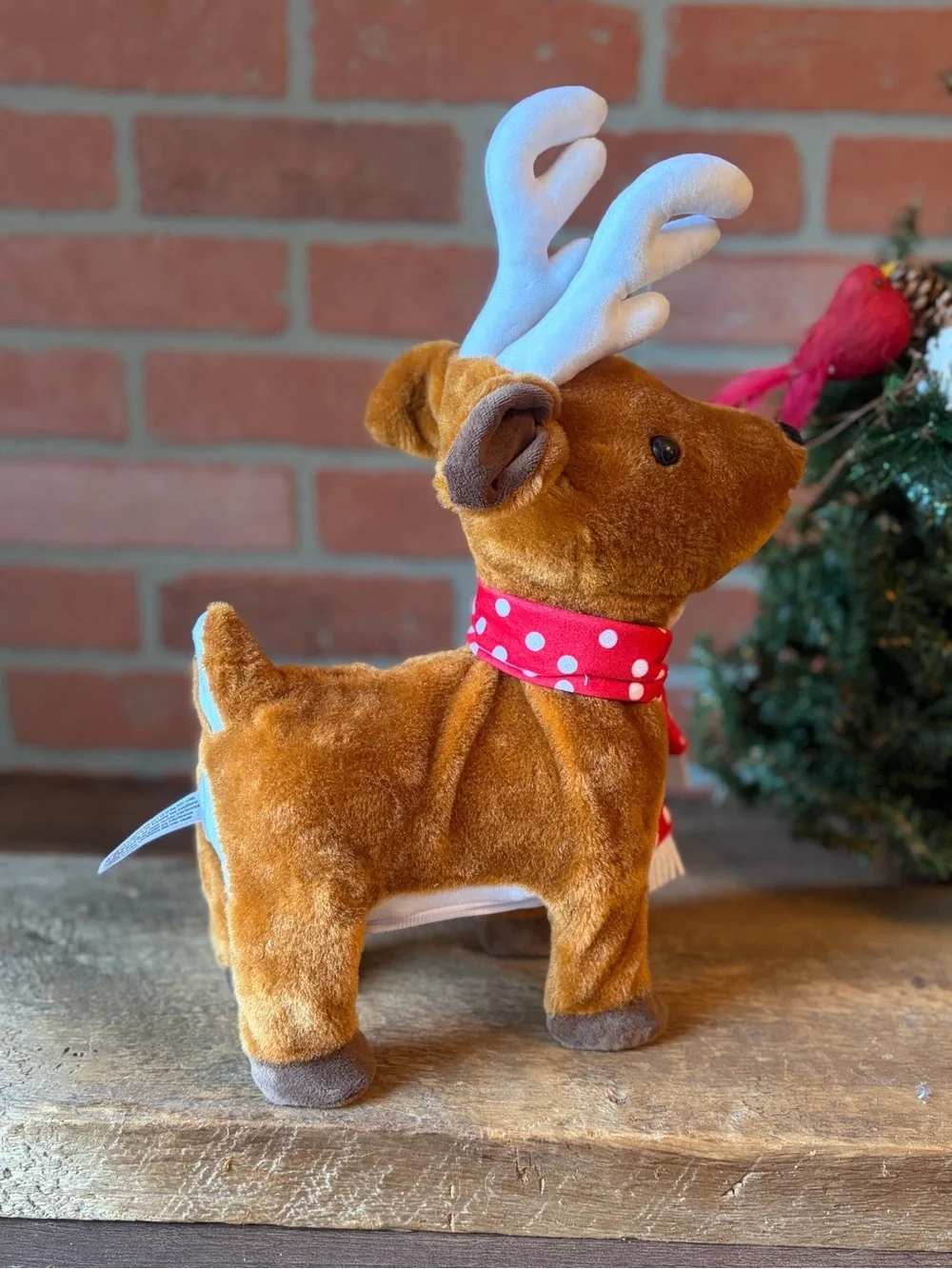 Target Animated Musical Reindeer Plush Light Up Christmas Deer 12”